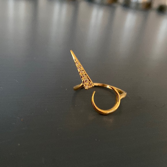 Beautiful LUV AJ celestial gold ring - Picture 1 of 2